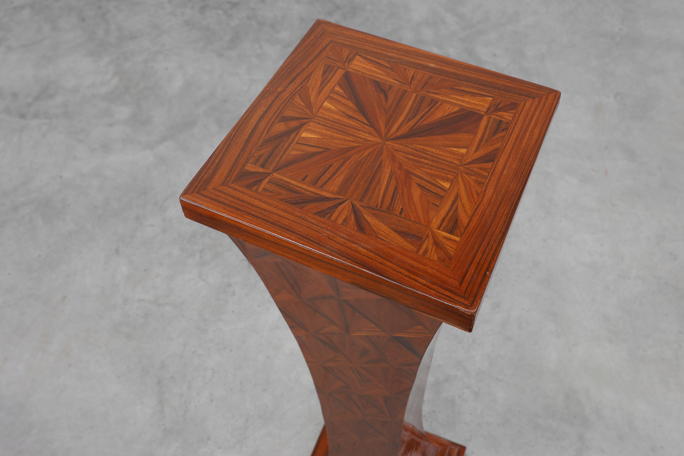 Large Art Deco Console in Wood Marquetry, France ca. 1920 thumbnail